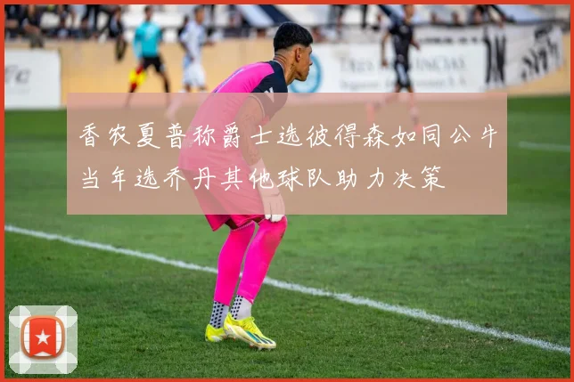 香农夏普称爵士选彼得森如同公牛当年选乔丹其他球队助力决策